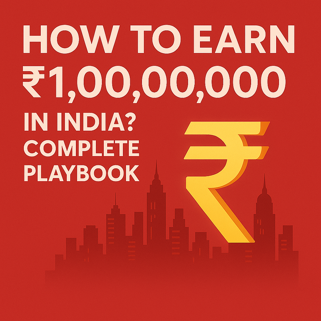 How to Earn ₹1,00,00,000 in India: A Data-Backed Career Playbook -  PythaGurus